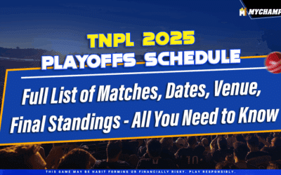TNPL 2025 Playoffs Schedule: Full List of Matches, Dates, Venue, Final Standings – All You Need to Know 