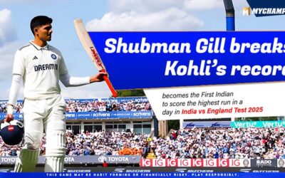 Shubman Gill breaks Kohli’s record, becomes the First Indian to score the highest run in a day in India vs England Test 2025
