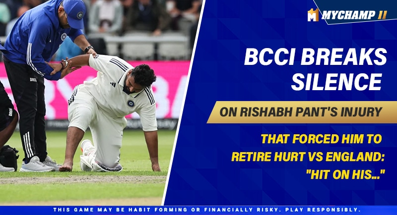 BCCI Breaks Silence On Rishabh Pant’s Injury That Forced Him to Retire Hurt vs England: “Hit on His…”