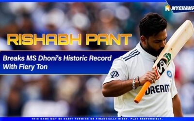 Rishabh Pant Breaks MS Dhoni’s Historic Record with Fiery Ton