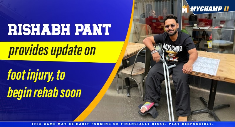 Rishabh foot injury