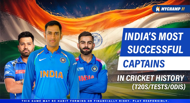 India’s Most Successful Captains in Cricket History (T20s/Tests/ODIs)
